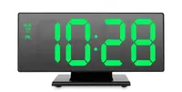 Електронні LED годинник з будильником і термометром UKC DS-3618L Black (зелена підсвітка) (5096)