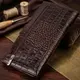 Отменный купюрник для мужчин из натуральной кожи с тиснением под крокодила CANPELLINI 21917 Коричневый