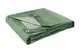 Тент MASTERTOOL 4х5 м, двусторонний 130 г/м². Khaki and silver (89-1405)