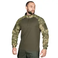 CamoTec боевая рубашка CM RAID 2.0 MM14/Olive, боевая рубашка пиксель, тактическая рубашка летняя с молнией