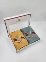 Подарунковий набір рушників Premium Bamboo 500 g/m2 50х90см 2 шт. Nova Hardal - Mint
