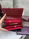 Натуральная кожа Бордо – вместительный и практичный женский кошелек на магнитах сверху – лак 18х9 см 1293