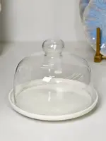 Тортовница OLens White kitchen 8030-321 20.5х22 см белая