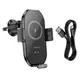 Держатель Borofone Rusher infrared wireless fast charging car holder BH205 (air outlet) |15W, 4.5-7"|