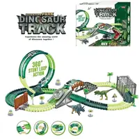 Дитячий автомобільний трек RC Toys, світло, 175 елементів. Green (140229)