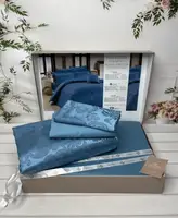 Lisa petrol жакардова постільна білизна. Євро розмір. Туреччина Belizza