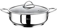 Сотейник OMS 2038SL-24-3л  24 см 3 л серый