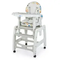 Cтульчик для кормления Bambi 2в1 M 1563 Animal Gray