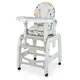 Cтульчик для кормления Bambi 2в1 M 1563 Animal Gray