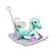 Качалка каталка детская XoKo Единорог Play Pen Blue RHO3 серая с голубым