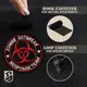 Набор шевронов 2 шт Zombie Outbreak Response Team 8 см, вышитый патч нашивка шеврон