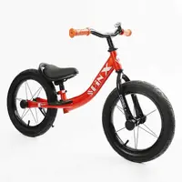 Дитячий велобіг CORSO Spin-X PX-0-14 колеса 14" надувні сталева рама. Red and Black (169853)
