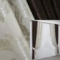 Комбинированные (2шт.1,5х2,5м.) софт с блєкаутом. Цвет коричневый с шампань. Код 014дк (094-1114ш) 10-781