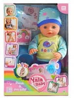 Пупс "Yale Baby", п’є з пляшечки, ходить на горщик, 40 см. Multicolor (142202)