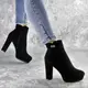 Ботильоны женские Fashion Sabryna 2398 40 размер 25,5 см Черный