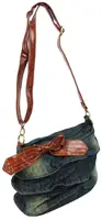 Жіноча сумка Fashion jeans bag темно-синя