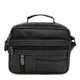 Мужская кожаная сумка Borsa Leather K16688-2bl-black