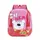 Детский рюкзак с твердым корпусом Lesko DK-12 Bear Pink для прогулок садика