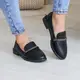 Лоферы женские Fashion Pavic 3185 41 размер 26 см Черный
