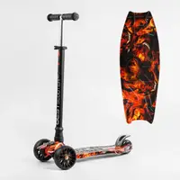 Самокат трехколесный MAXI Best Scooter - съемный 
руль (S - 10606)