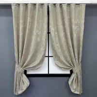 Комплект (2шт. 1,3х1,7м.) коротких штор, лен мрамор "Pavliani ХО". Цвет теплый бежевый. Код 1272ш 35-0201