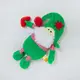 Мягкая игрушка Kidsqo гномик Санта с сердцем 32см зелёно-красный (KD625)