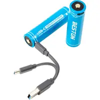 Аккумулятор Beston USB Type-C 18650, 3.7V 2500mAh, Li-Ion, 2 шт