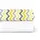 Простыни полуторные набор WHITE/YELLOW ZIGZAG