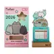 Календарь настольный 2026 YES Pusheen 270265 10.6х23.5 см