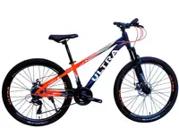 Велосипед Спортивний 26 дюймів Corso ULTRA UL-326 обладнання Shimano алюмінієва рама 13 дюймів 21 швидкість. Black and Orange (147914)