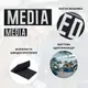 Набор шевронов 2 шт на липучке для журналистов Пресса MEDIA вышитый патч нашивка для работников медиа и СМИ