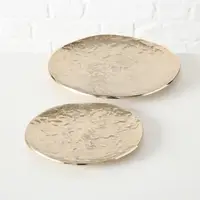 Набор 2х декоративных подносов металл d21-27см Гранд Презент 1016621