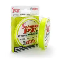 Шнур Fanatik Spinning PE X4 120m 0.6/0.12mm Yellow