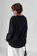 Однотонный базовый лонг oversize – черный цвет, ONE SIZE (есть размеры)