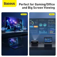 Кабель Baseus, 2x HDMI 2.0/ 1080p 60Hz / 3D HDR, 10 метрів, Чорний (CAKGQ-F01)