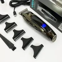 Машинка для стрижки волосся VGR V-070 Тример акумуляторний з USB та індикатором зарядки