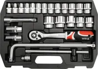 Набор головок с трещоткой 1/2, 25 пр. Yato YT-3874