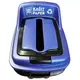 Бак для сортировки мусора Planet Re-Cycler 70 л черный - синий (бумага)