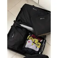 Нейлоновий набір ORGANIZE з 7 шт для речей у валізу (чорний)