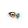 Анальная пробка,Gold Heart Topaz, S