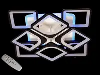 Потолочная LED люстра с димером и цветной подсветкой 165W S8060/4+4 LED 3color dimmerдне