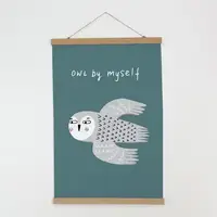 Постер тканевый на стену Owl by myself 60х93 см (TPSR_22S027)