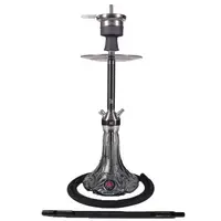 Кальян Amy Deluxe SS 31.02 S Carbonica Lucid висота 65 см на 1 персону чорний