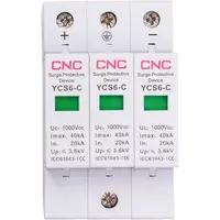 Ограничитель импульсных перенапряжений CNC YCS6/3P-C 20-40KA DC1000V DC