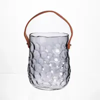 Ваза сумочка с ручкой 13×9.5×18 см декоративная Серый HP-19-153-5