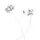 Наушники HOCO Fountain metal universal earphones with microphone M106