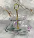 Фруктовница 2-х ярусная Nadin Green Purple Walther-Glas WG-7709