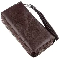 Жіночий клатч з ремінцем на зап'ясті ST Leather 18867 Коричневий
