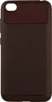 Чехол-накладка Ipaky Carbon Fiber Series/Soft TPU Case Xiaomi Redmi Go Brown