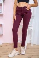 Джинсы женские 117R5003 цвет Сливовый